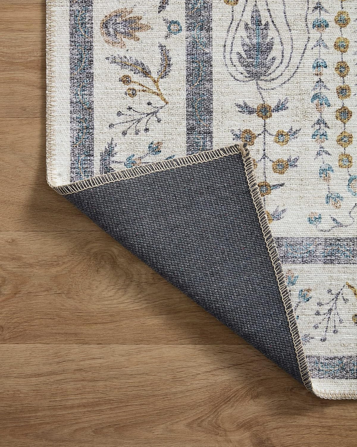Loloi Rifle Paper Co. Maison Wisteria Cream Runner Rug 2’6″ x 12’0