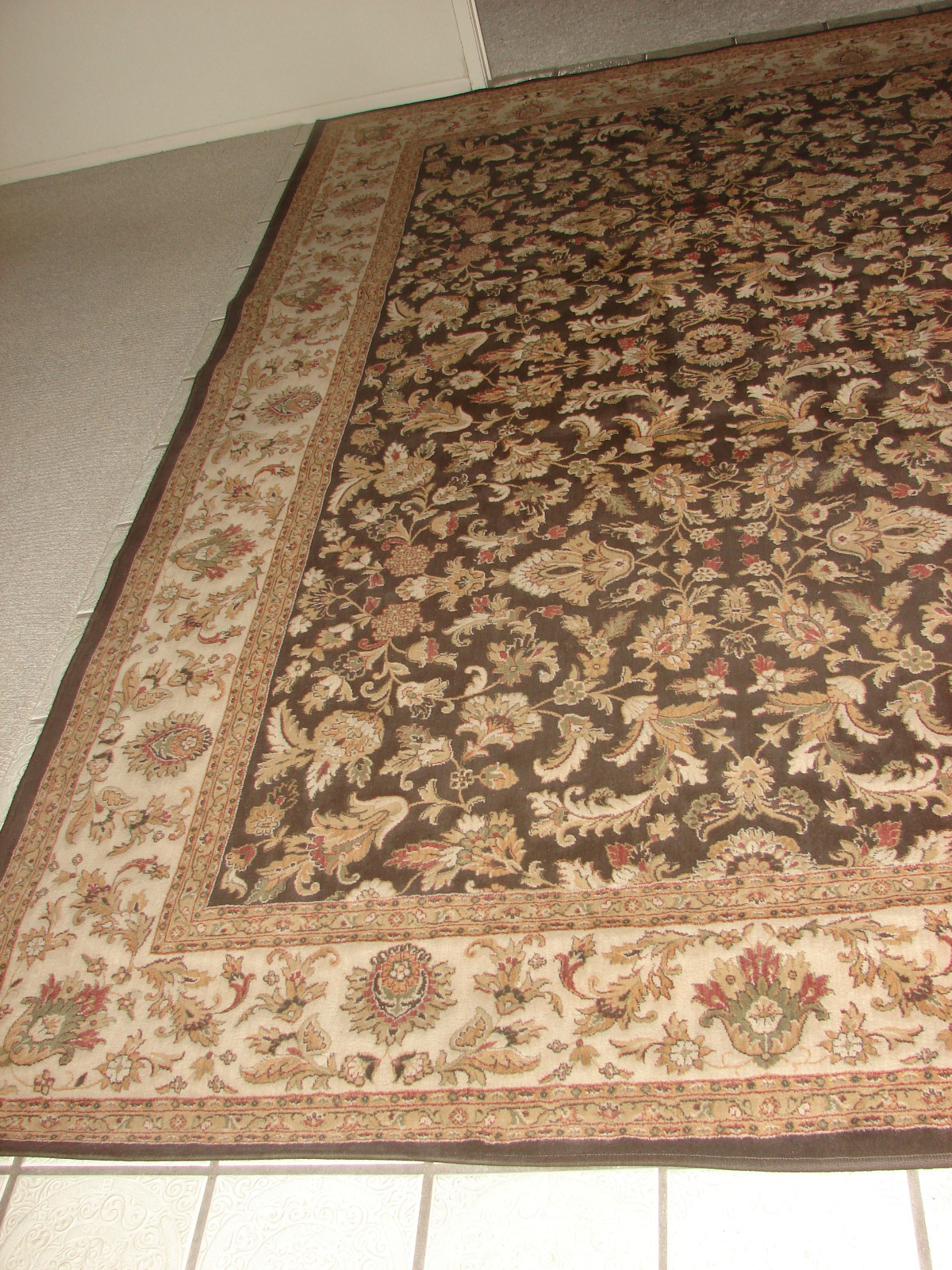 Classic Isphahan style P e r s i a n Oriental Area Rug Carpet * 79″ x 116″
