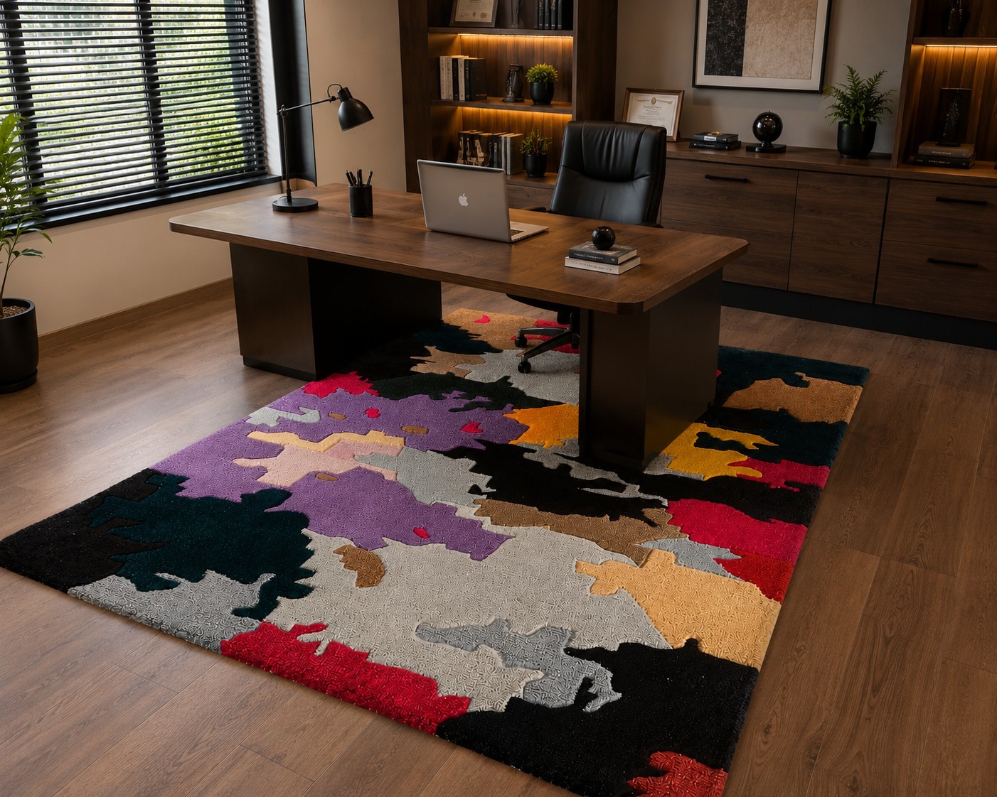 Celebrity Inspired Hand Tufted Rug Artistic Luxury Carpet for Modern Interiors