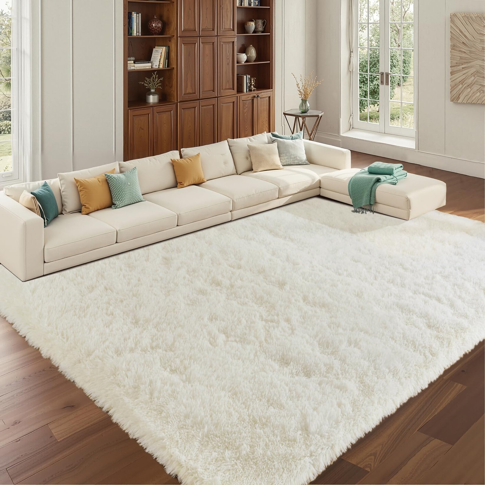 LEDODO Fluffy Area Rugs Bedroom – Soft Plush Shag Rug Living Room Nursery Kids