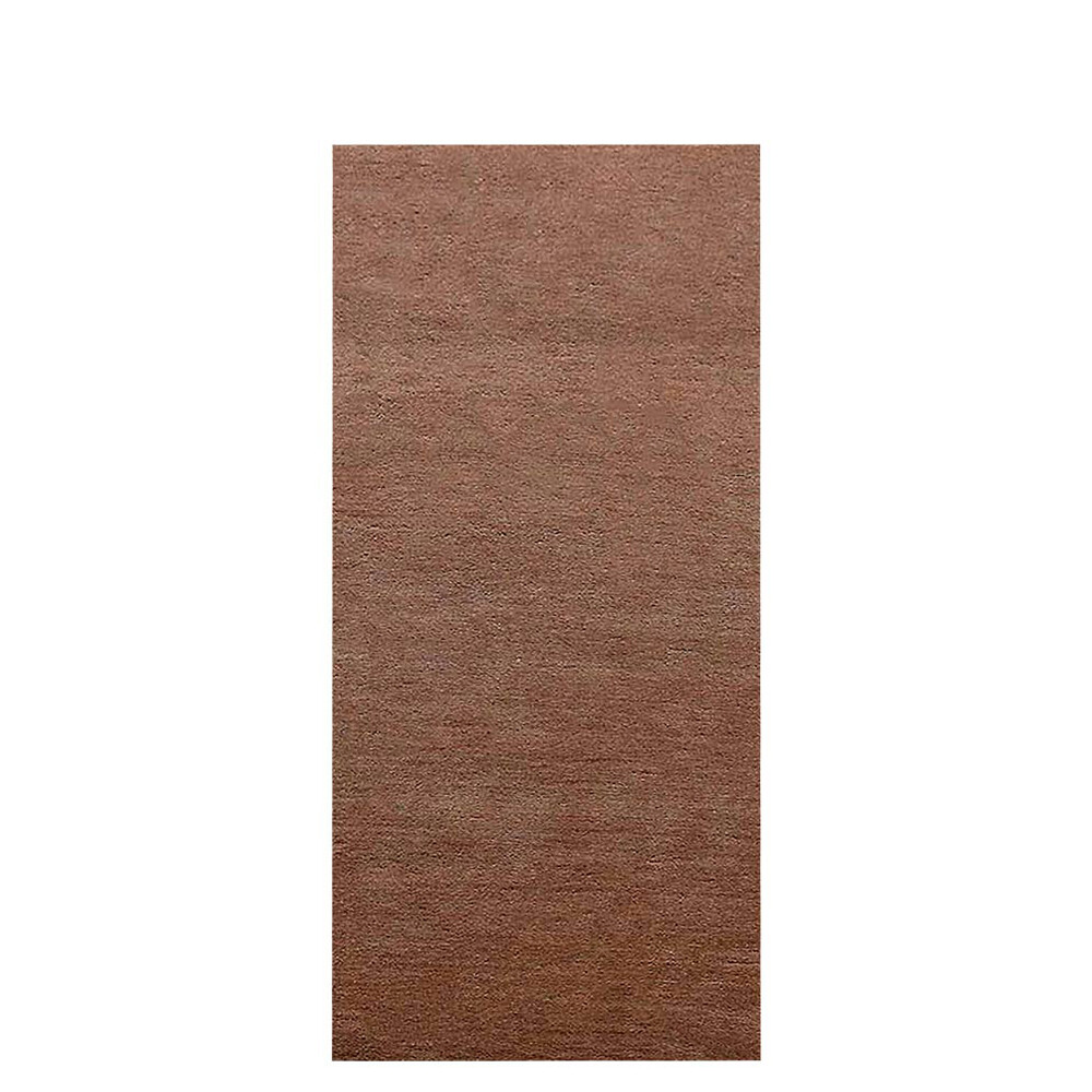 Eco-Friendly Hand Knotted Loom Wool Area Rug Solid Light Brown BBH Homes BBL0011