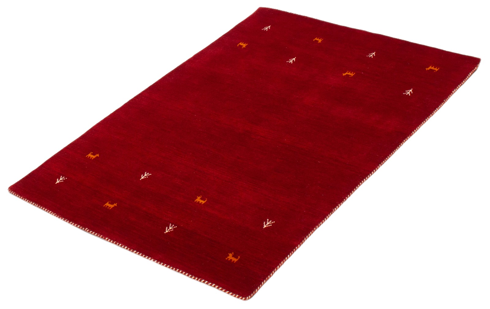 Hand loomed Area Rug 3’9″ x 5’5″ Traditional Wool Oriental Carpet
