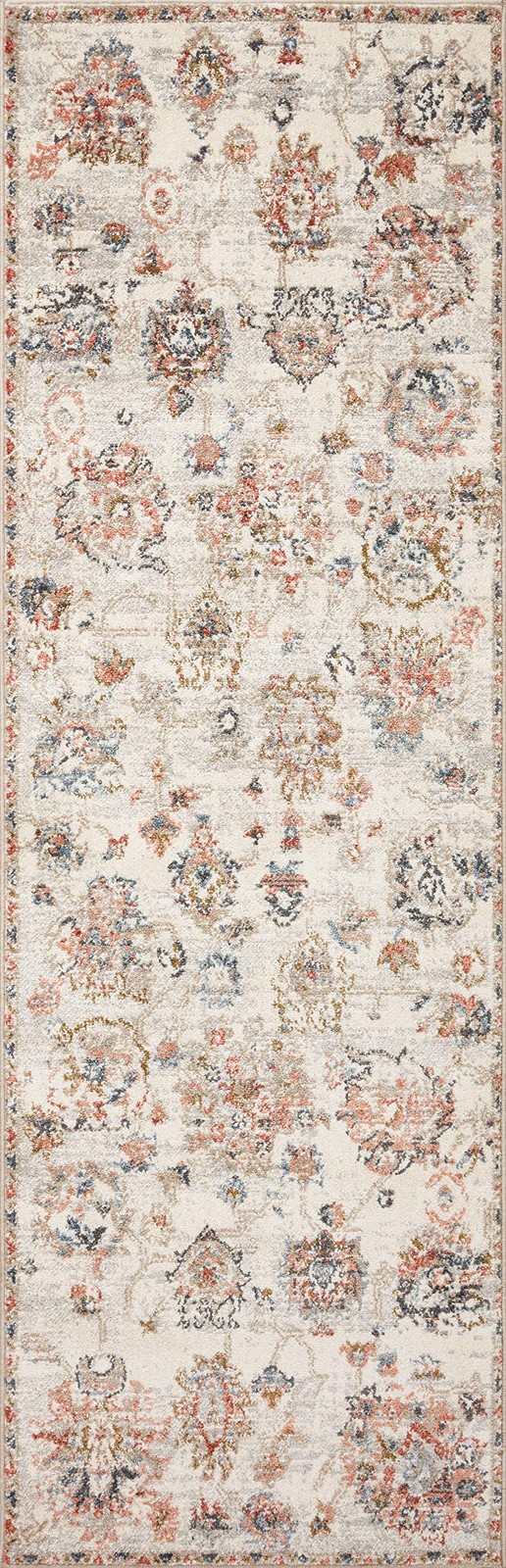 Ii Saban Ivory/multi 53 X 53 Round Area