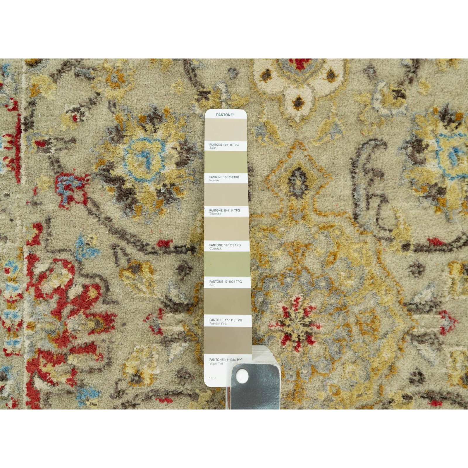 2’7″ x 19’10” Camel Wool and Silk Sunset Hand Knotted Runner Oriental Rug R90533