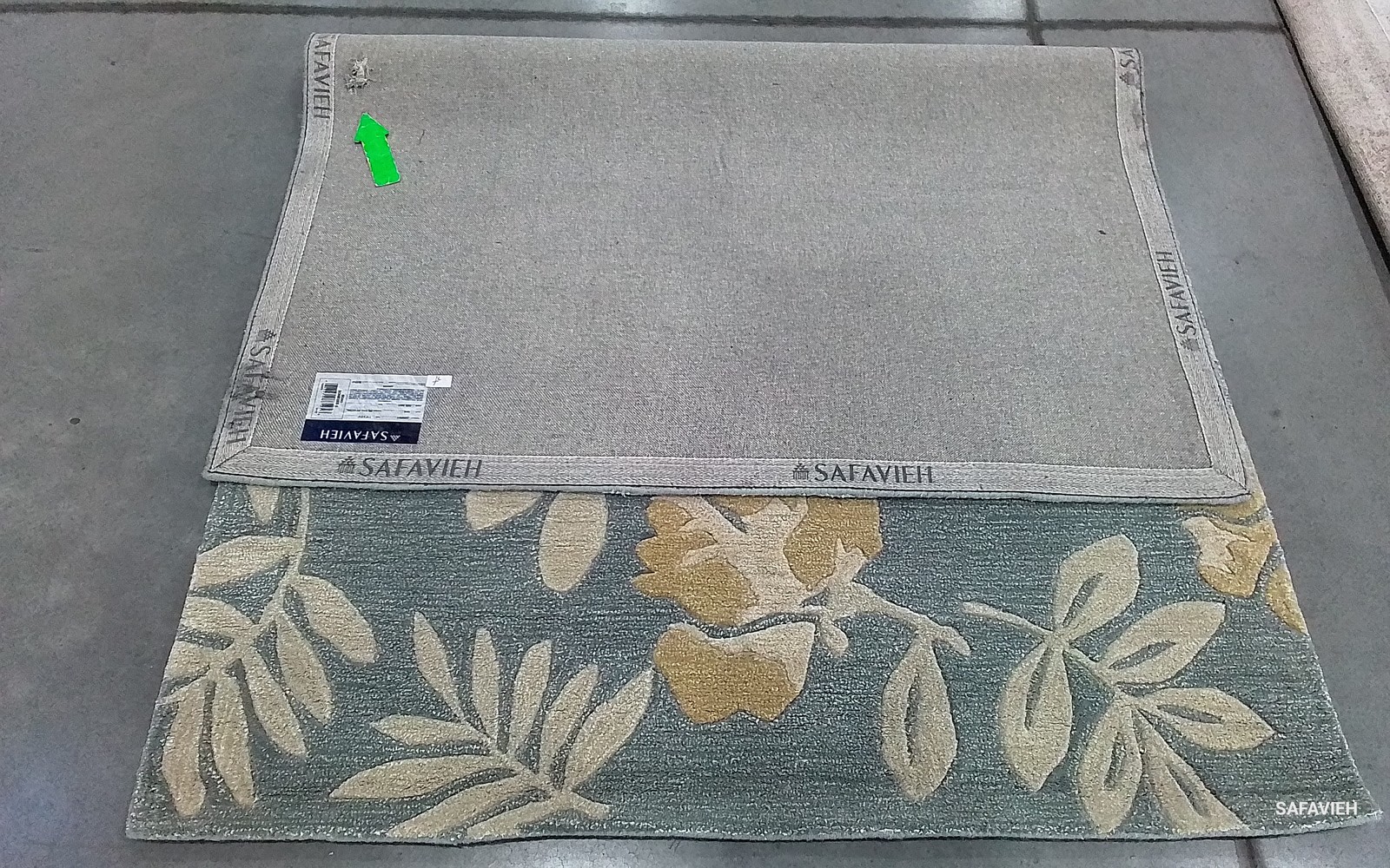 BLUE / MULTI 5′-0″ x 8′-0″ Hole in Rug, Reduced Price 1172800025 SOH838B-5