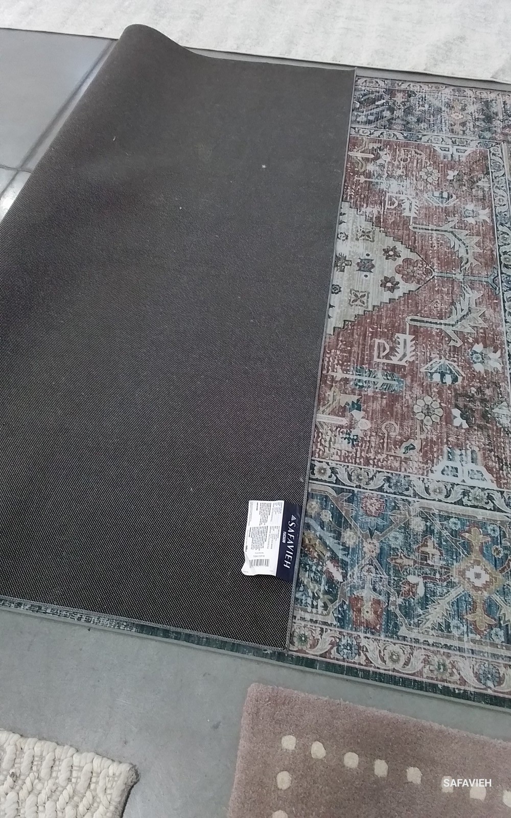 RUST / NAVY 8′-0″ x 10′-0″ Flaw in Rug, Reduced Price 1172785941 TSN172P-8