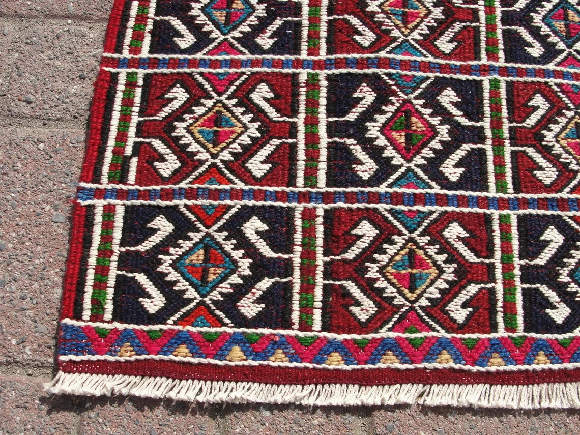 Rug, Handmade Rug, Kilim rug runner, Kelim teppich, Turkish Kilim, Tappeto,