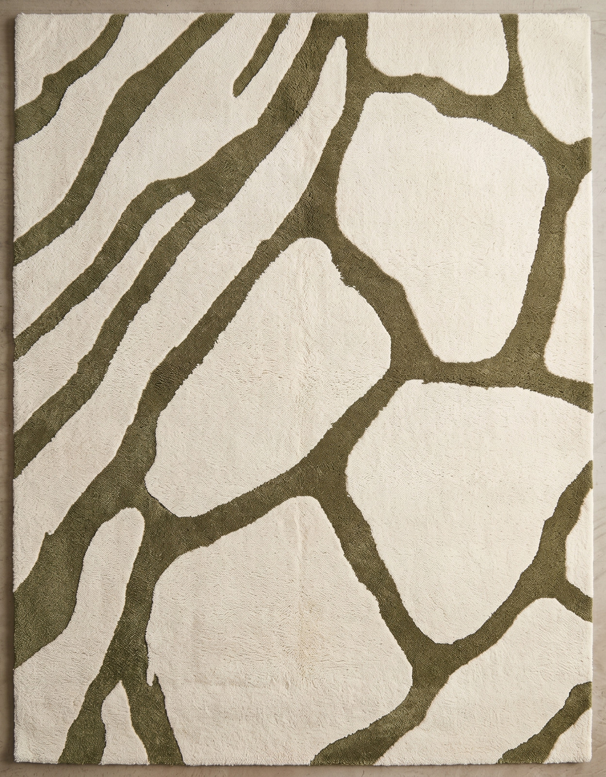 Hand Tufted Rug Modern Abstract Wool and Silk Bathroom Living Room 8×12 Carpets