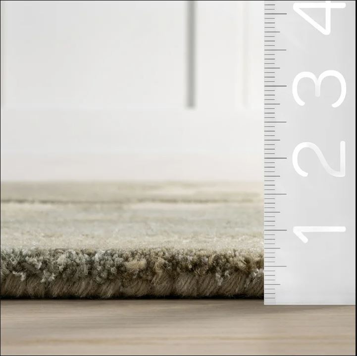 Rugs USA Siwalik Wool Area Rug, 3′ x 5′, Siwalik Beige