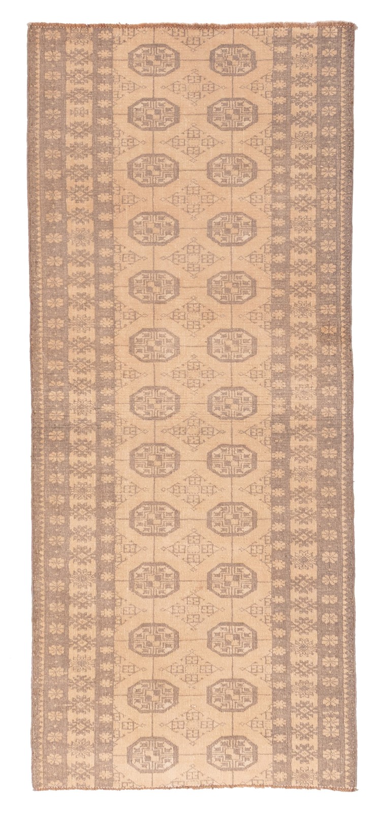 2’8″ x 6’3″ Vintage Hand-knotted Runner Rug Traditional Oriental Wool Carpet
