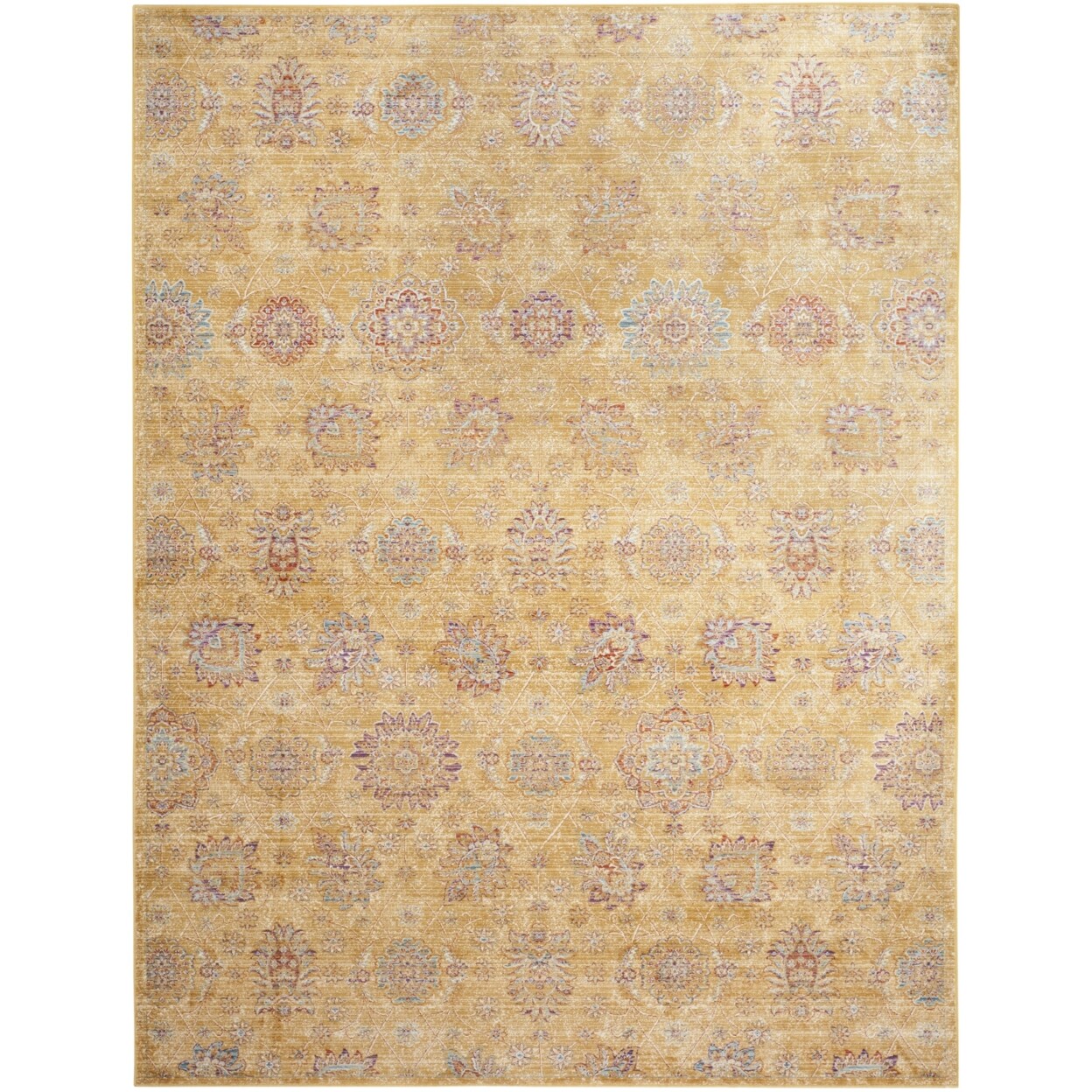 SAFAVIEH Sevilla Collection SEV814E Gold / Multi Rug