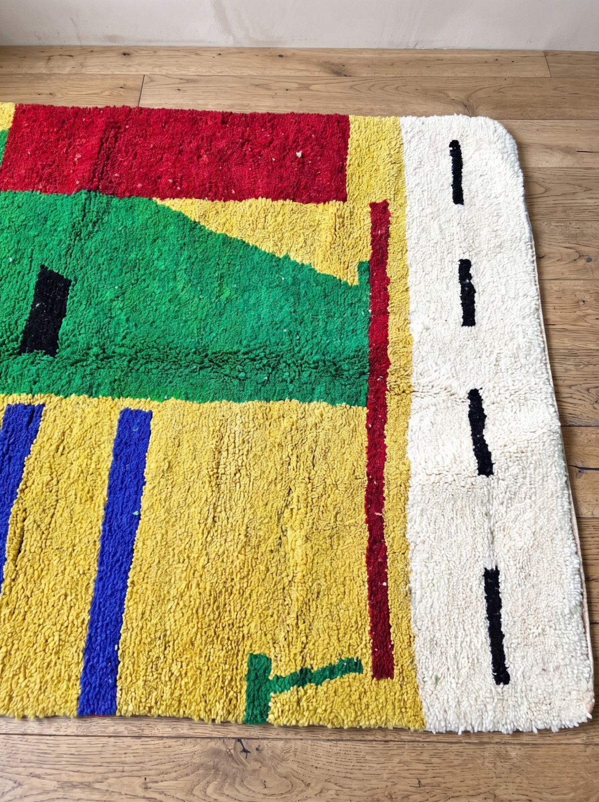 Handmade Moroccan Wool Rug Berber Abstract Boho Area Carpet Made to Order