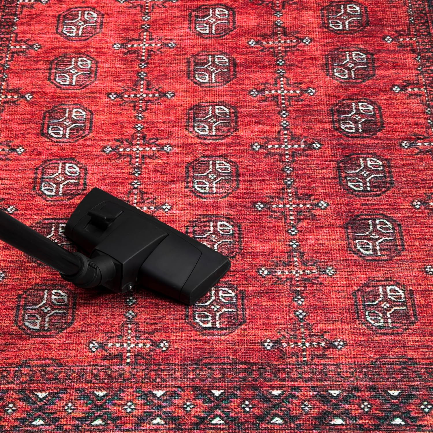 Machine Washable Area Rugs with Non-Slip Backing, Ideal for Hallway, Living Room