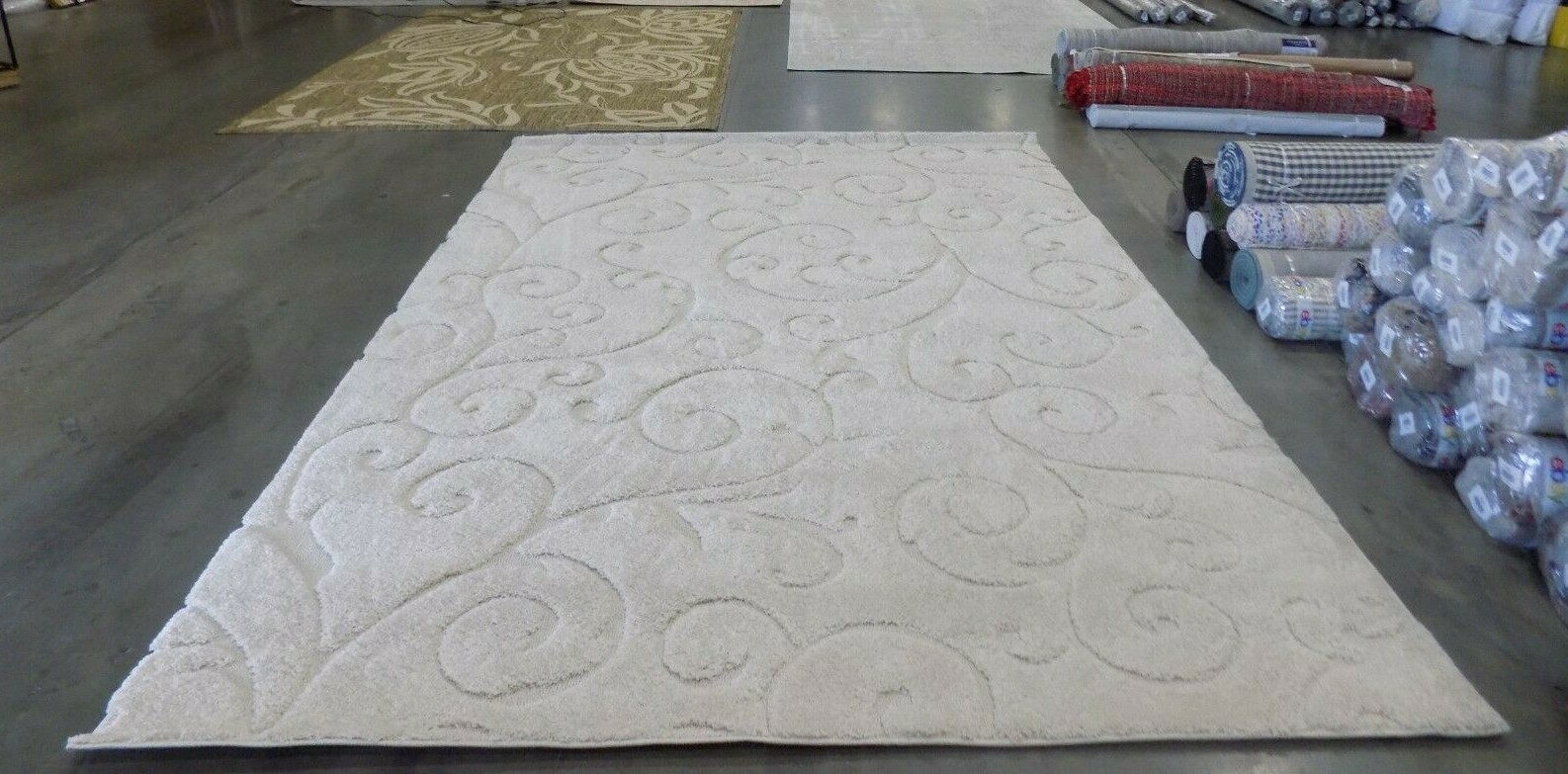 CREME / CREME 8′-6″ X 12′ Stained Rug, Reduced Price 1172580891 SG455-1111-9