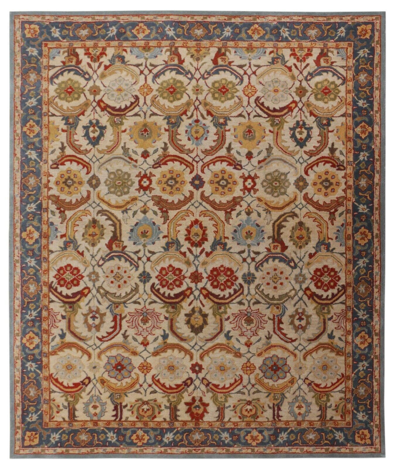 New Eva 9×12 Multi Traditional Non Slip Old Style Handmade Without Tariff & Duty