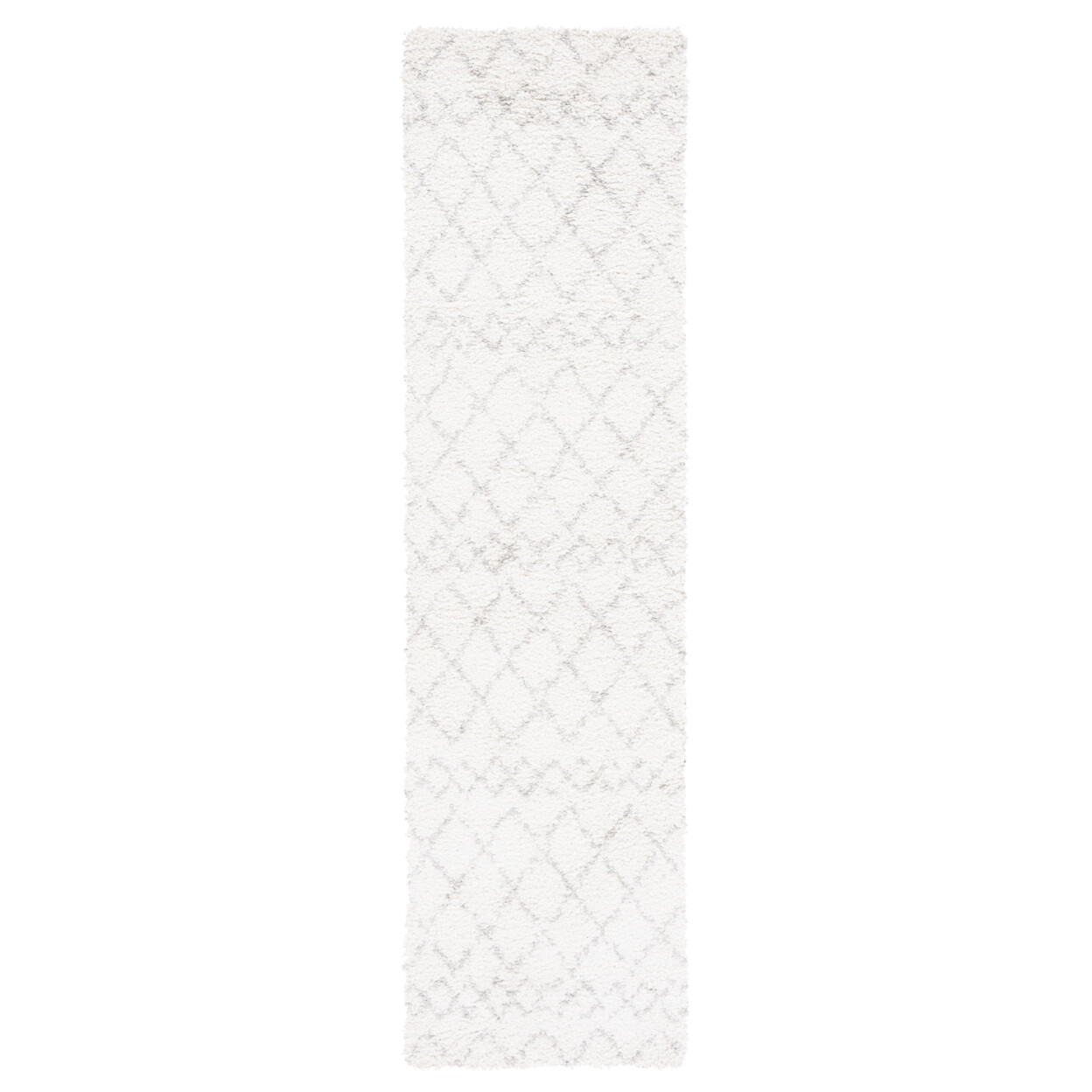 SAFAVIEH Berber Shag BER165C Cream / Light Grey Rug
