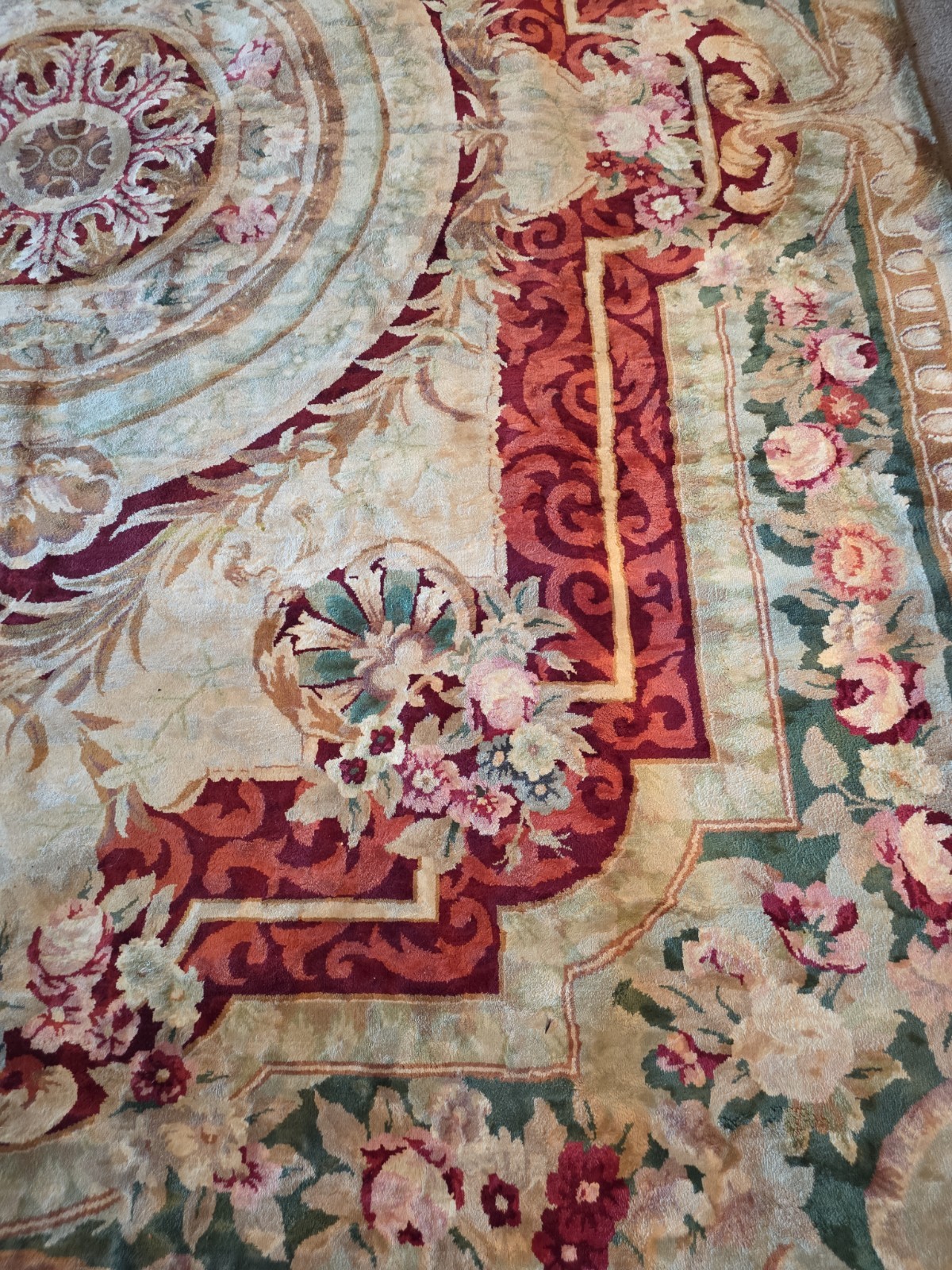 SUMMER CLOSE OUT! FANTASTIC 8X10 FRENCH DESIGN AUBUSSON SAVONERRIE SILK RUG
