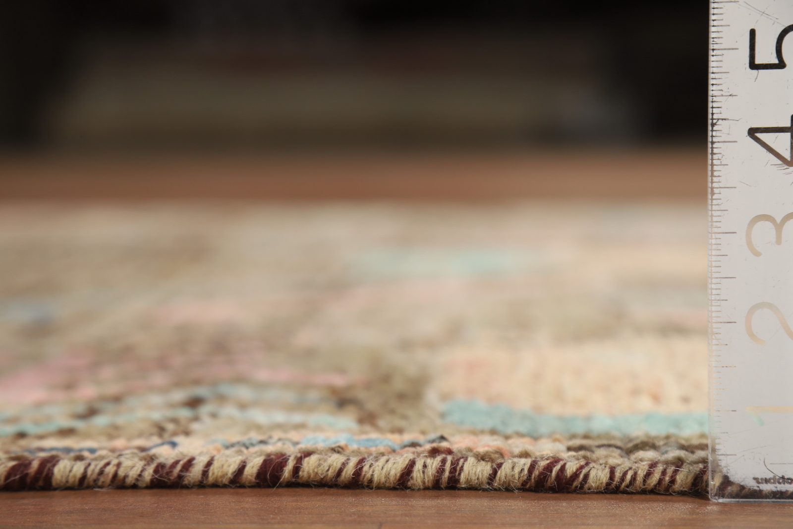 Vegetable Dye Traditional Oushak Turkish Area Rug Hand-Knotted Brown 5×8 ft