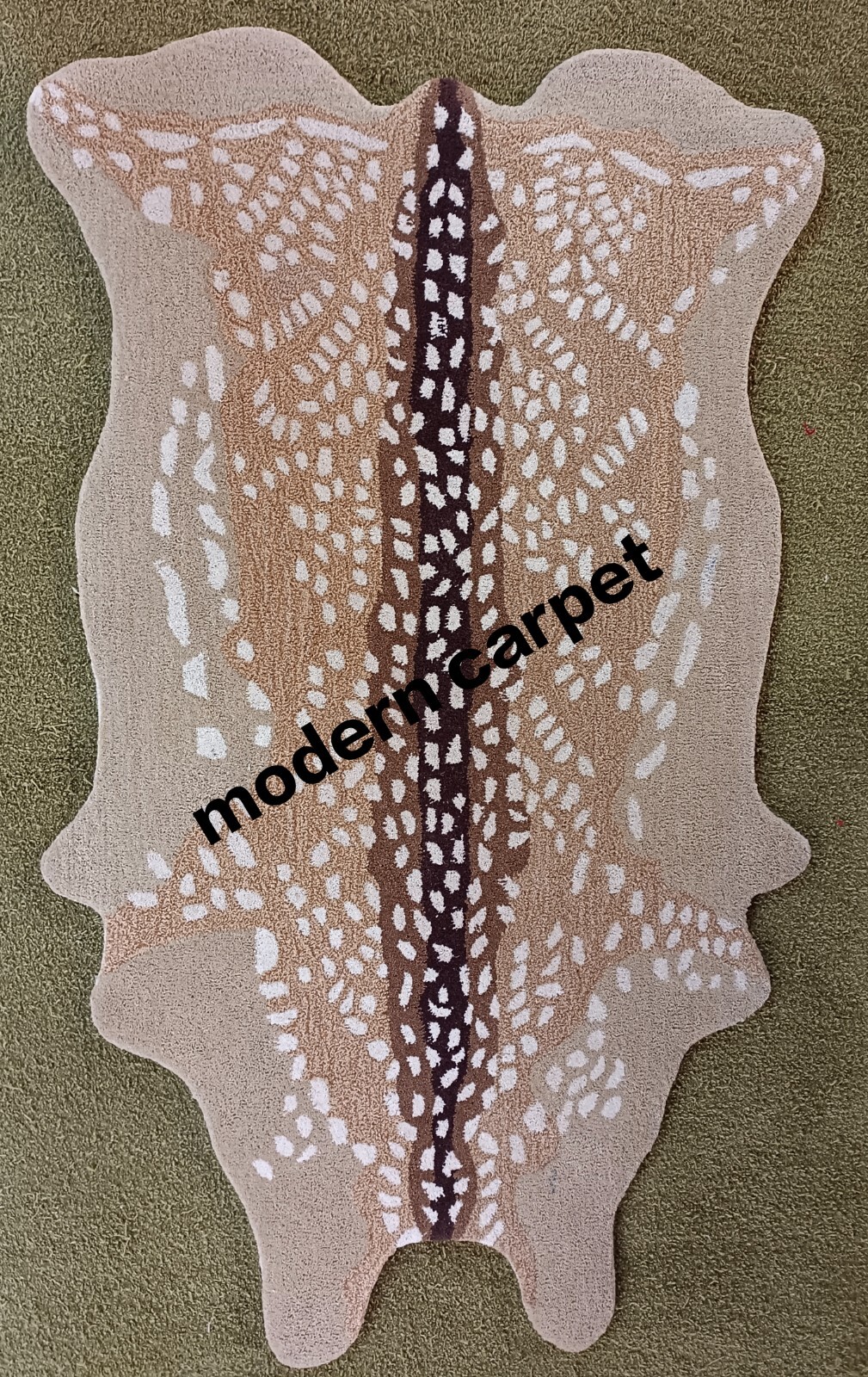 Antelope Rugs 3×5 Feet Handmade 100% Woolen Hand Tufted For Home Decoration