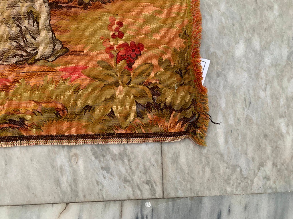 Vintage Tapestry, Pictorial French Tapestry Romantic Tapestry Home Decor 2x3ft