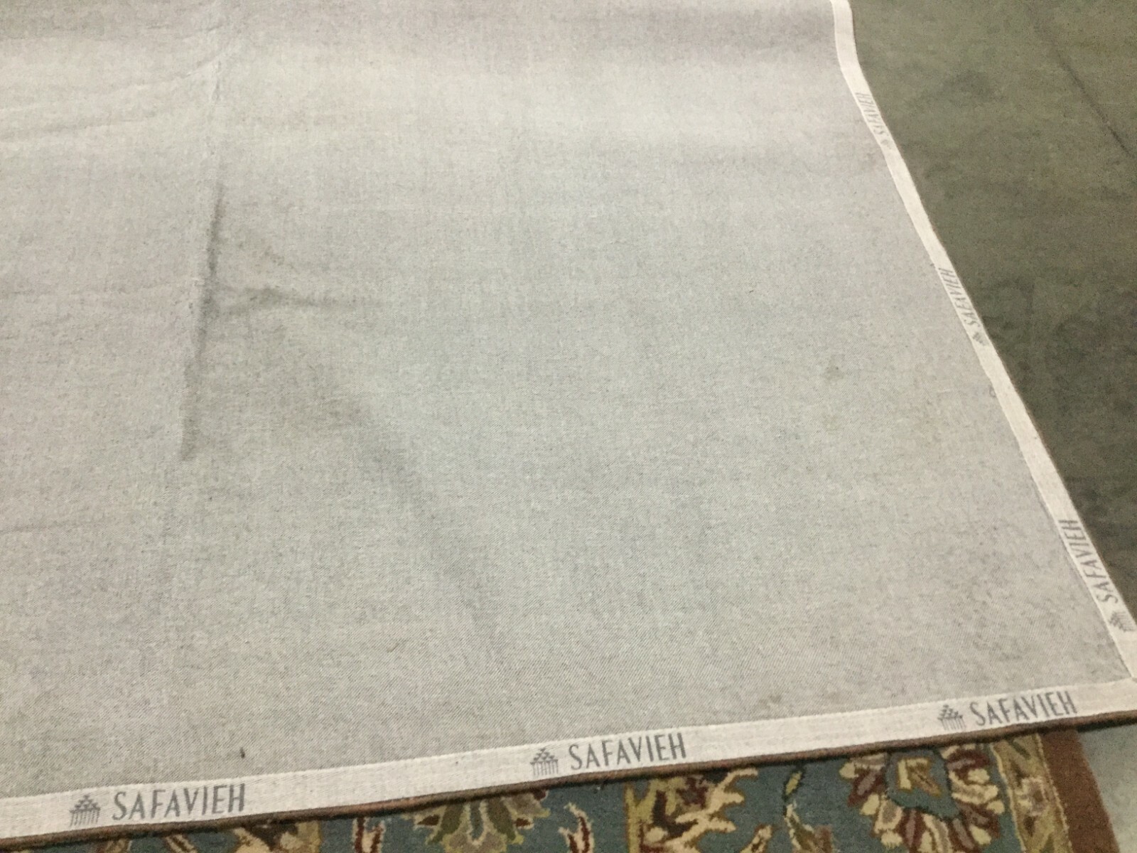 BROWN / BLUE 9′-6″ X 13′-6″ Back Stain Rug, Reduced Price 1172642330 HG968A-10