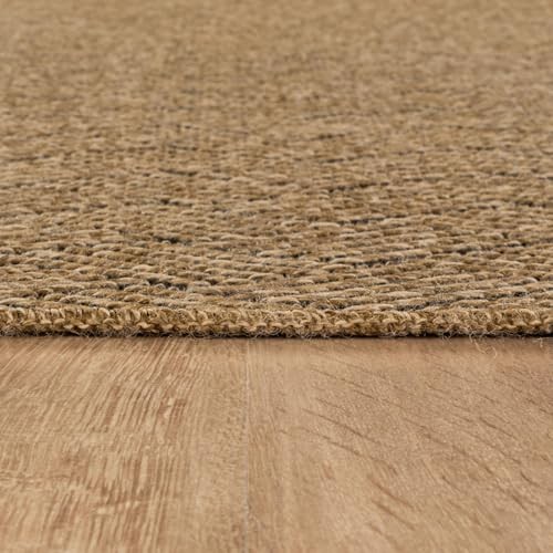Luul Home 9×12 Jute Rugs – Herringbone Natural Color – Indoor Living Room