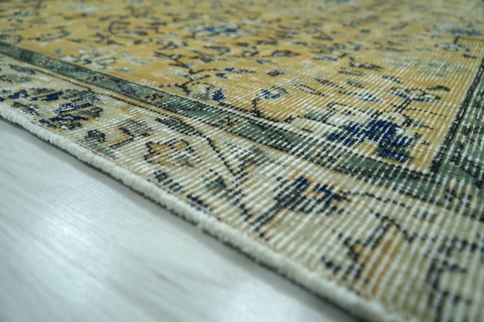 VINTAGE TURKISH RUG, Boho Decor Rug, Farmhouse Rug, Carpet, 5.38×8.96 ft. H-1754