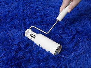 Blue Shag Area Rug for Bedroom, 4×6 Fluffy Shaggy Rugs for Living Room Boys Kids