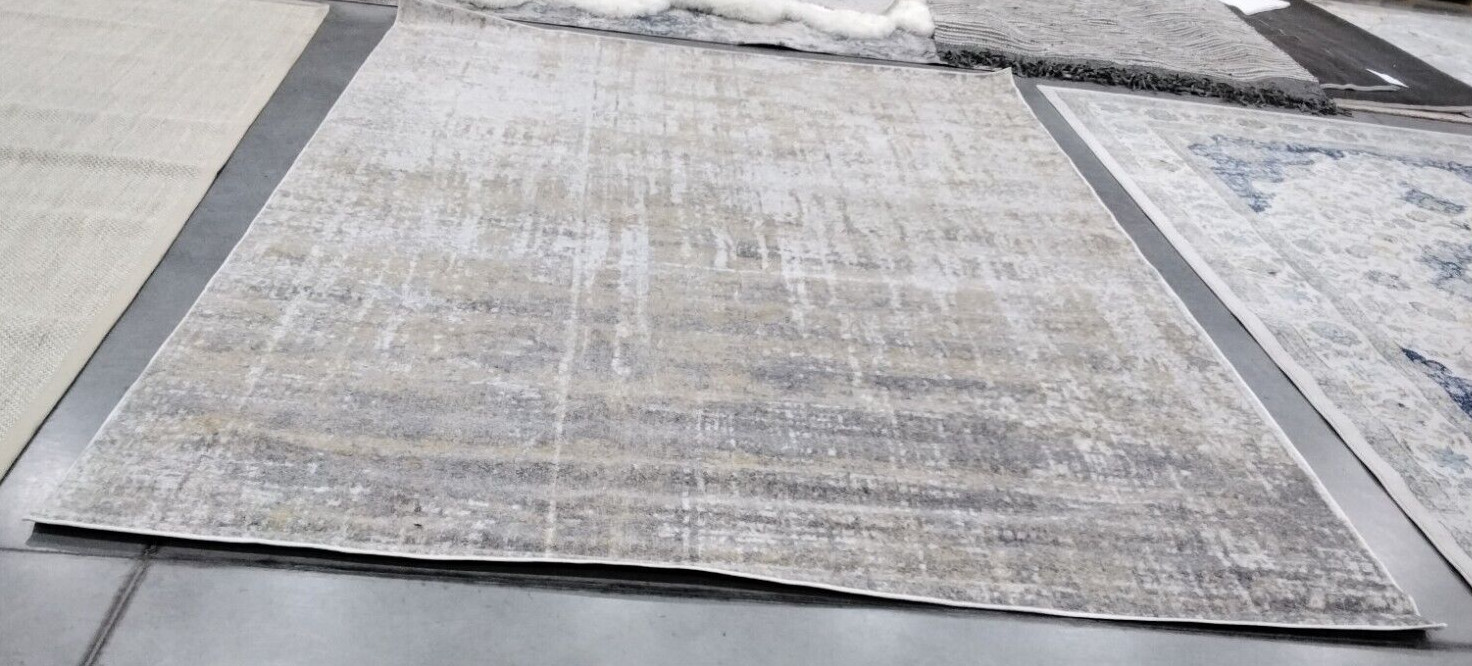 CREME / GOLD 9′ X 12′ Back Stain Rug, Reduced Price 1172751891 ADR207A-9