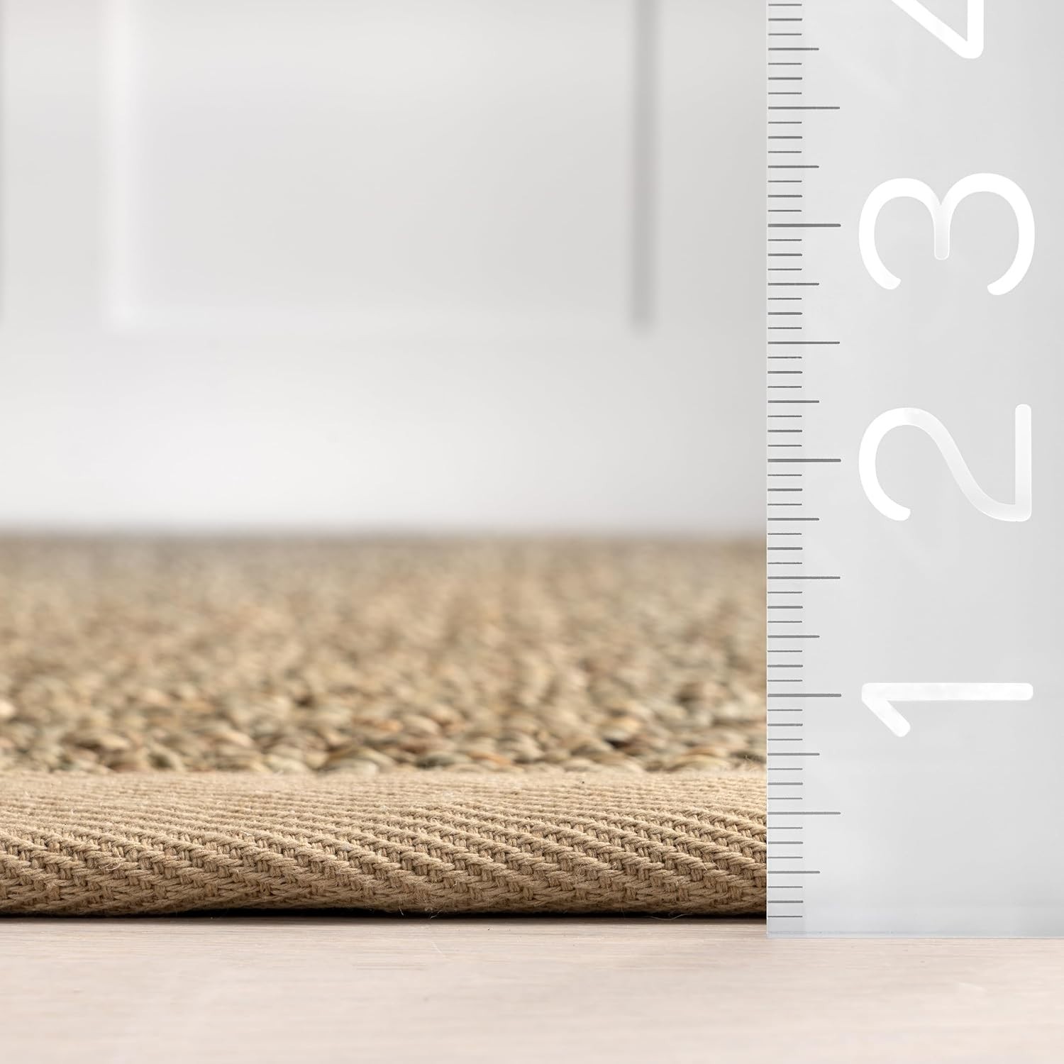 Coastal Farmhouse Beige Runner Rug, 2′ x 10′