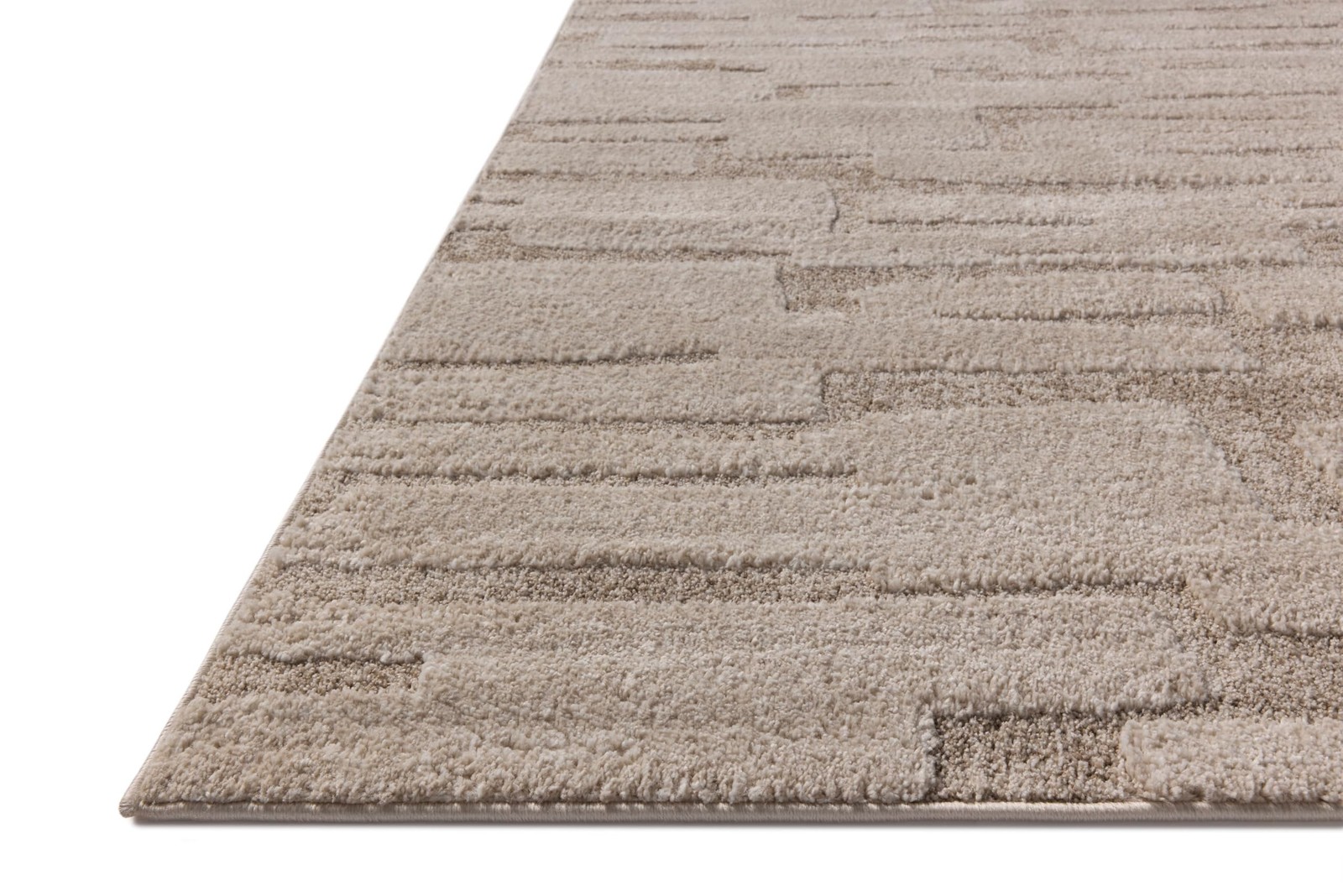 Amber Lewis Monty Collection MOT-04 Taupe/Beige 5′-3″ x 7′-6″, .50″ Pile Heig…