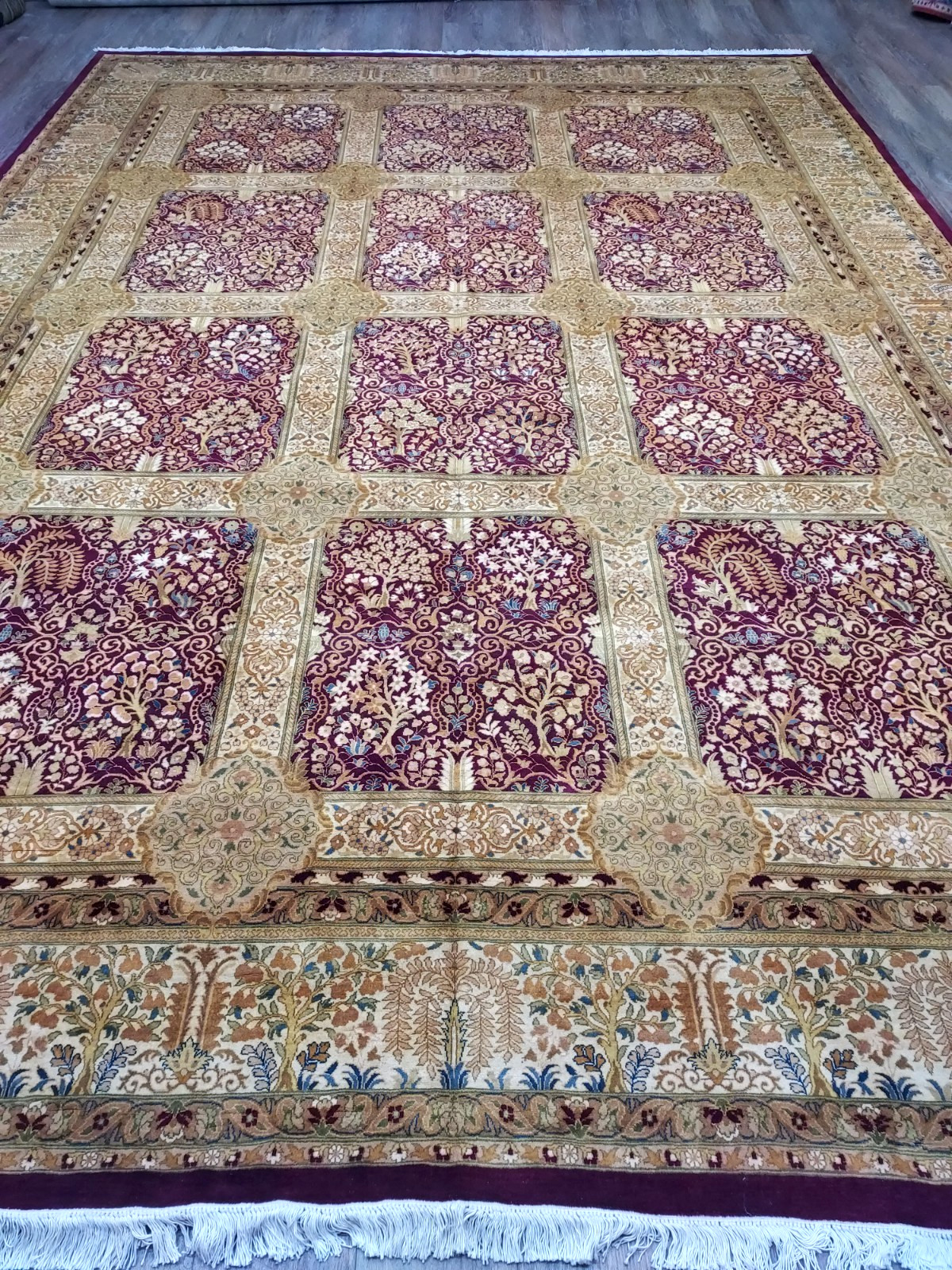 Turkish Bohemian Rug,Turkish Rug,Royal Design Hand Made Bohemian Rug, 10×14 Ft