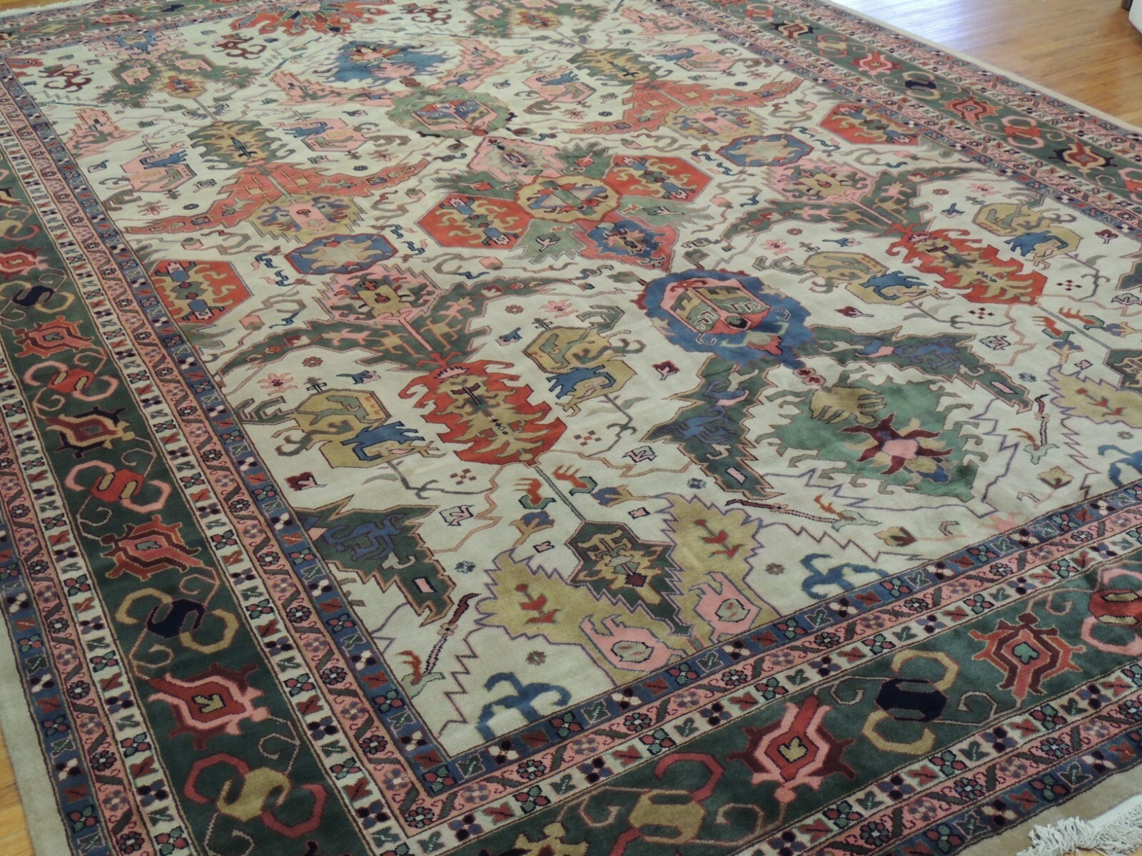 12×18 13×18 Herize Serapy Oriental Area Rug wool palace size Green Blue Rust