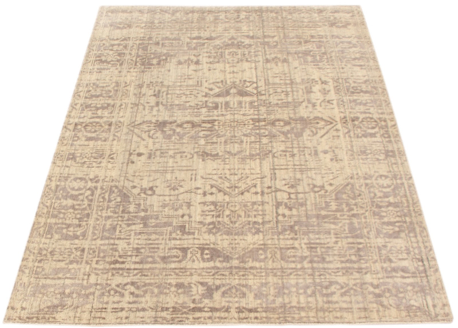 Hand loomed Area Rug 4’11” x 7’11” Traditional Wool Oriental Carpet
