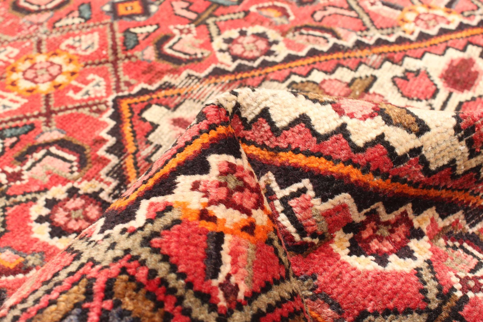 Vintage Hand-knotted Runner Rug 2’6″ x 6’2″ Traditional Oriental Wool Carpet