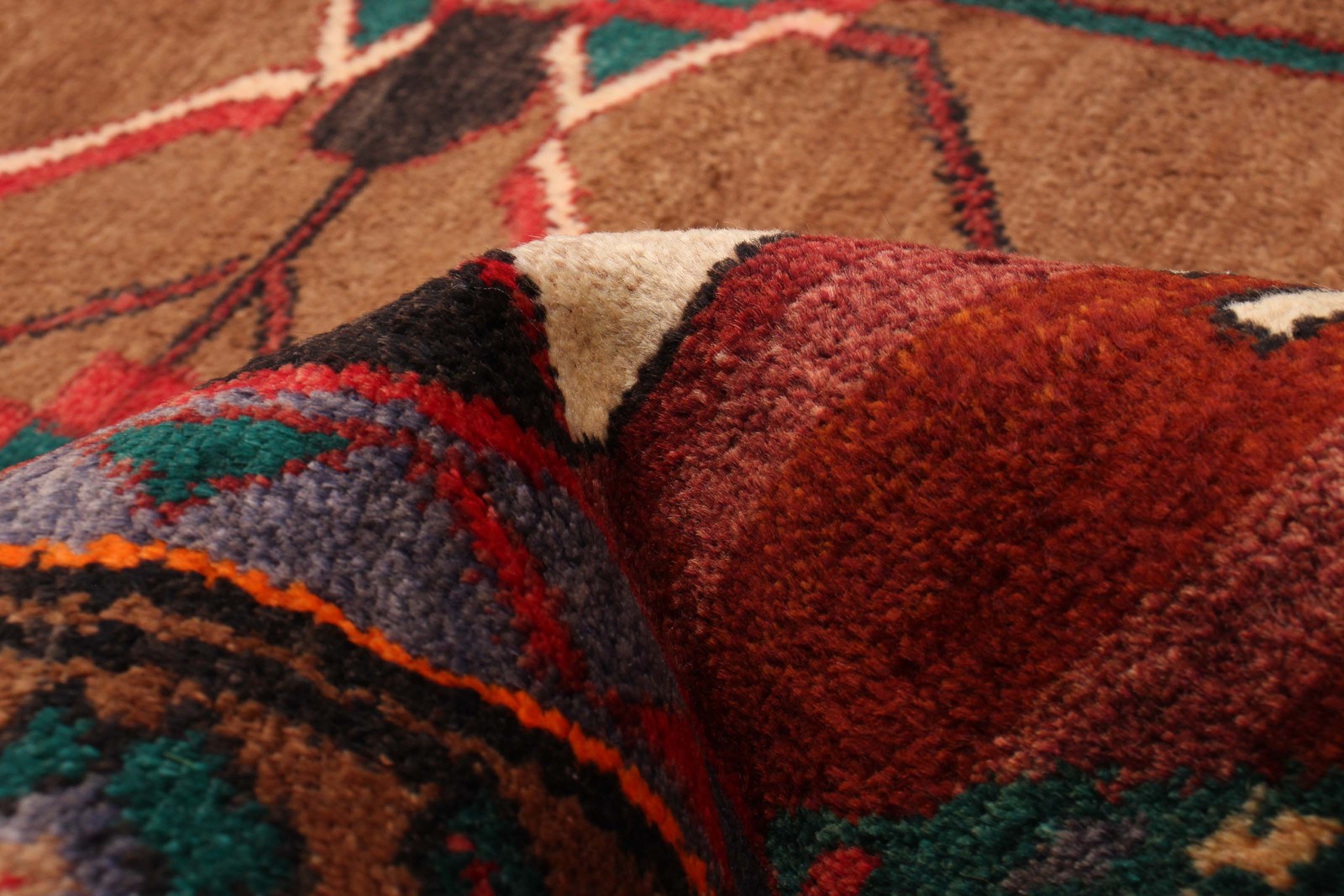 Traditional Vintage Hand-Knotted Area Rug 5’1″ x 10’2″ Oriental Wool Carpet