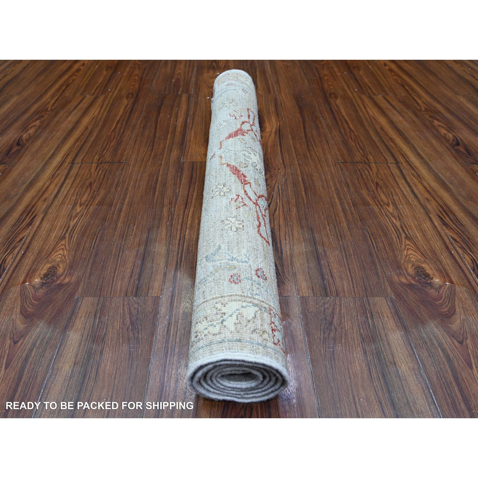 3’1″x5′ Goose Gray Bidjar Garus Design Organic Wool Hand Knotted Rug R74969