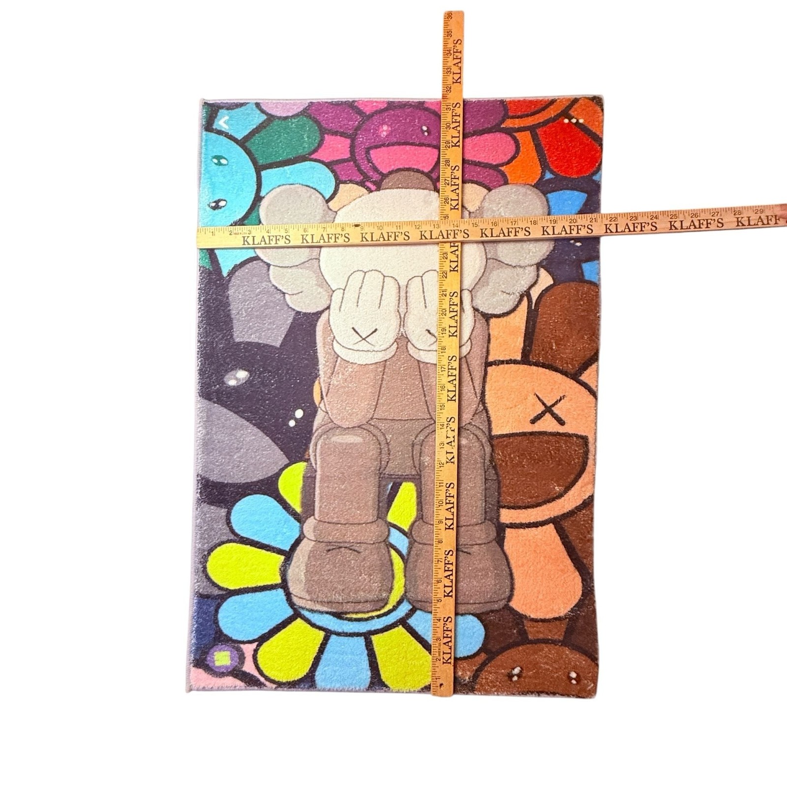 KAWS x Takashi Murakami Style Decorative Area Rug 24×36