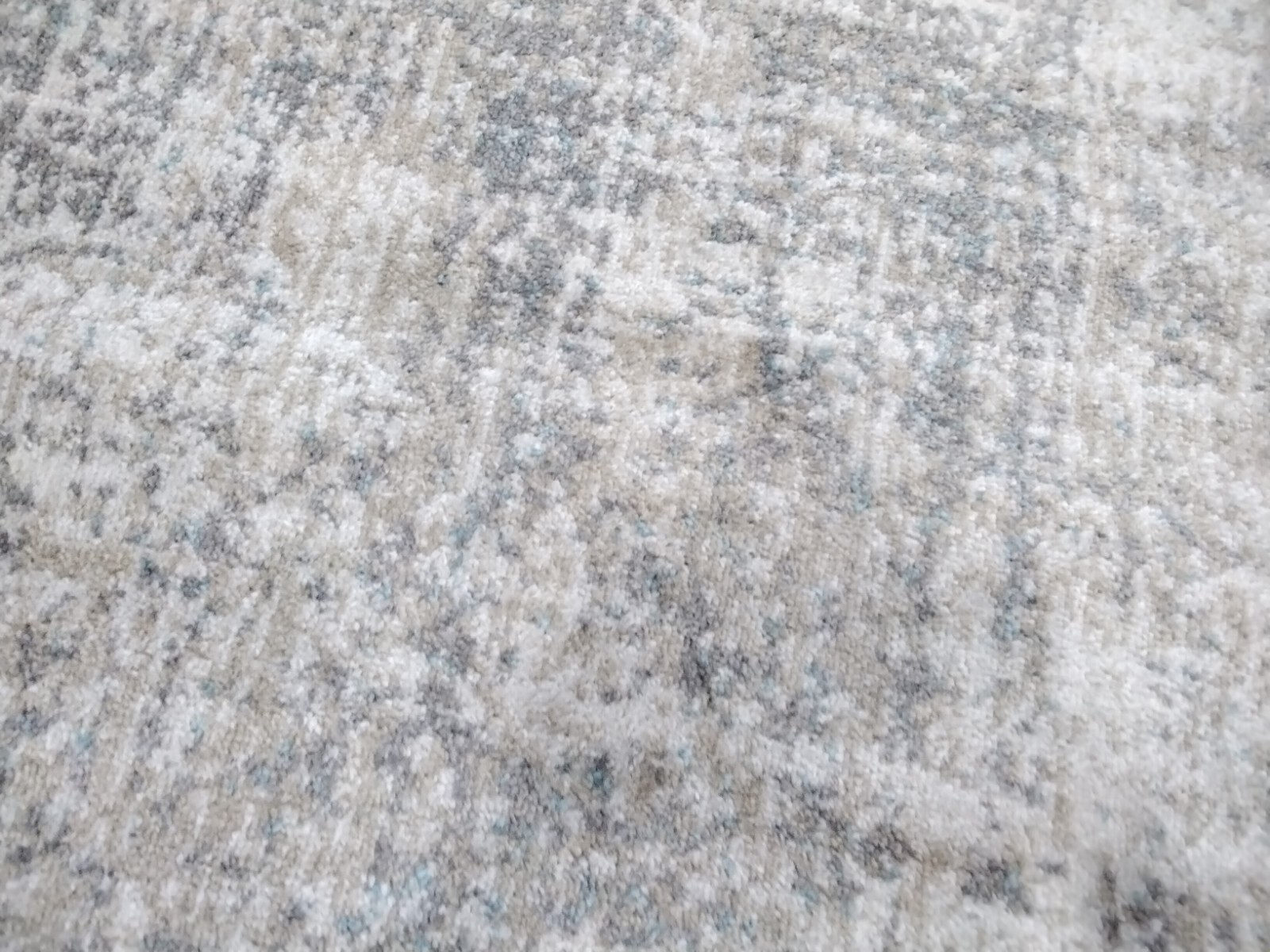 BEIGE / SLATE 8′ X 8′ Square Stained Rug, Reduced Price 1172743751 ADR207B-8SQ