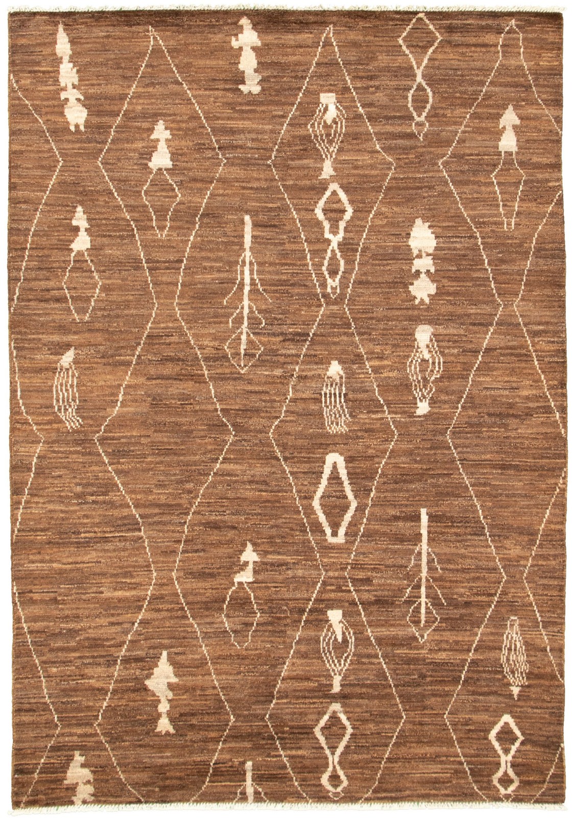 Hand Knotted Area Rug 6’0″ x 8’8″ Traditional Oriental Wool Carpet