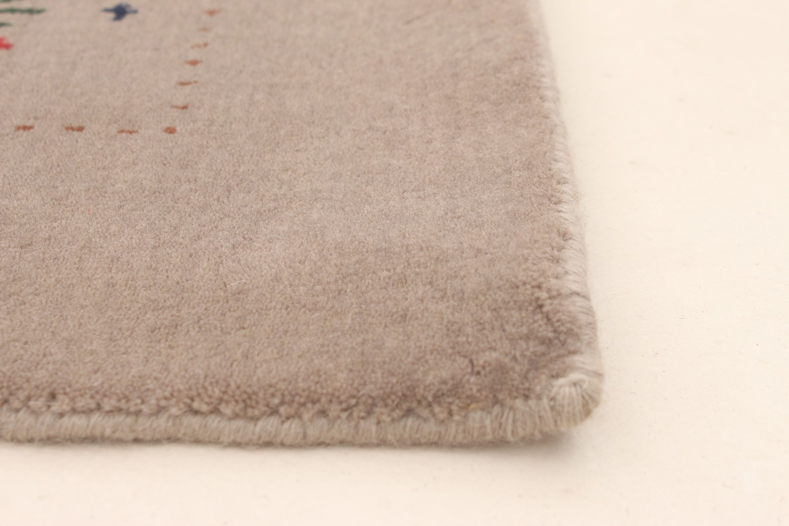 Traditional Taupe Hand loomed Area Rug 4’1″ x 6’2″ Oriental Carpet