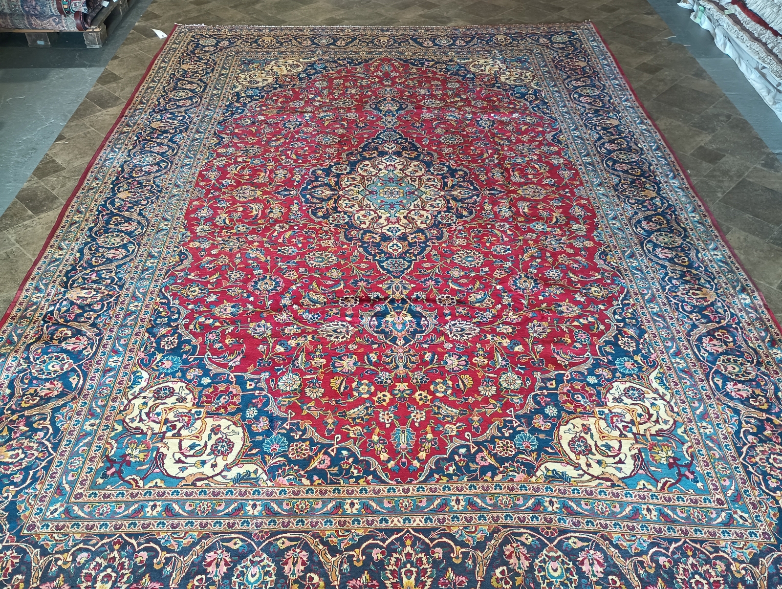 10′ x 13′ Classic Traditional Perssian Kashaan rug #F-6072