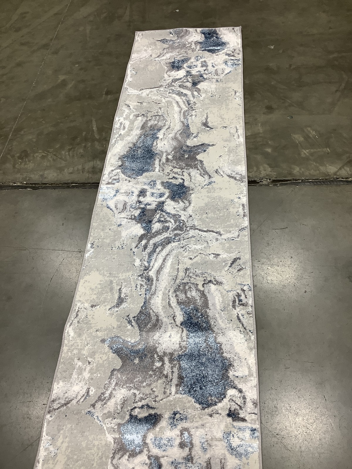 GREY BLUE 2′-0″ x 10′-0″ Broken Thread Rug, Reduced Price 1172684138 ALA277F-210