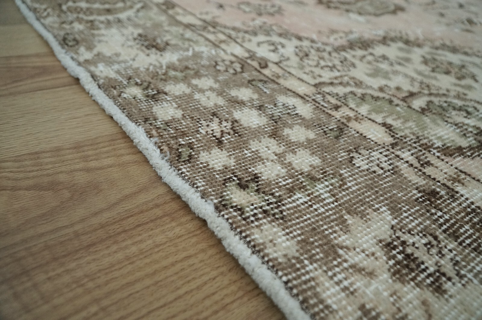 VINTAGE TURKISH RUG, Area Rug, Boho Rug, Pink Rug, Carpet, 6.00×9.32 ft. H-2359