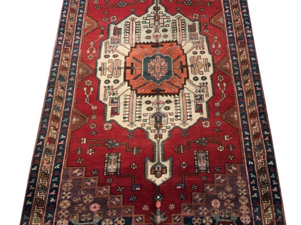 6′ x 11′ Red Traditional Hamaadan Rug 81763