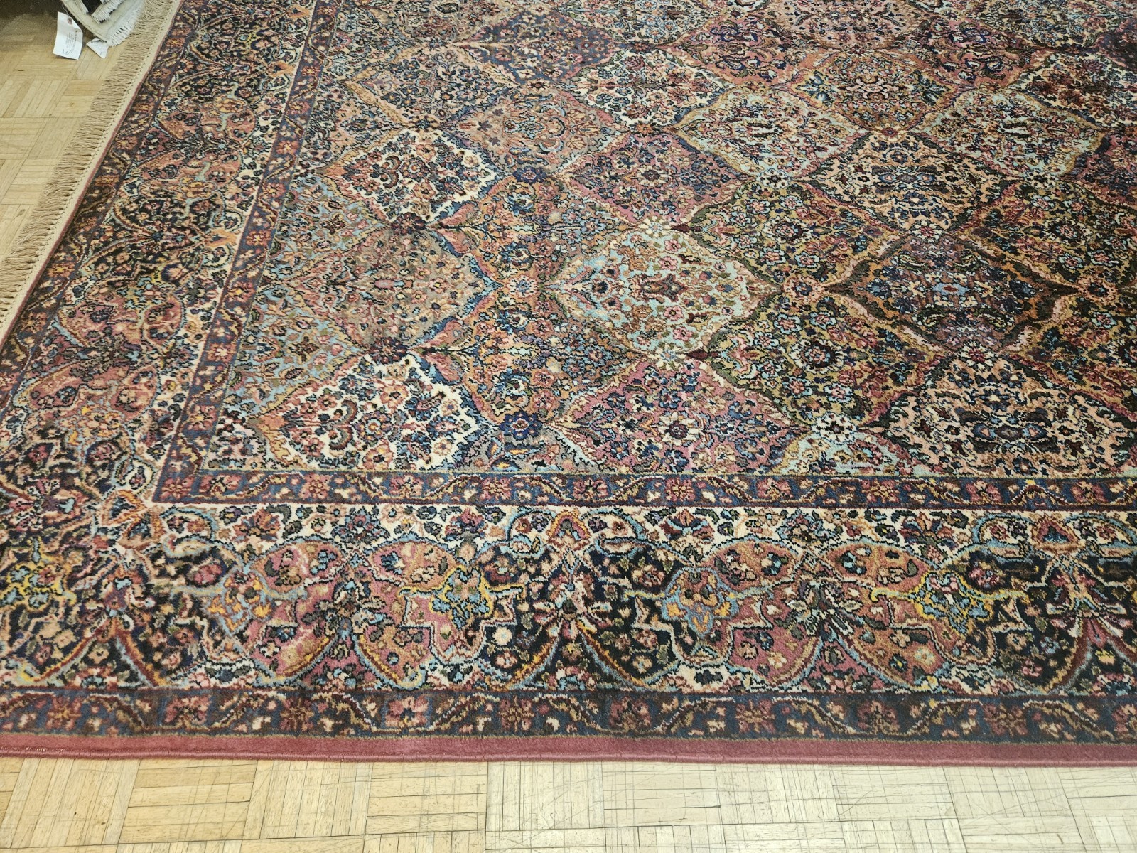 12×20 GENUINE ANTIQUE KARASTAN RUG MULTICOLOR PANEL KIRMAN 717 100% WOOL RUG VGC