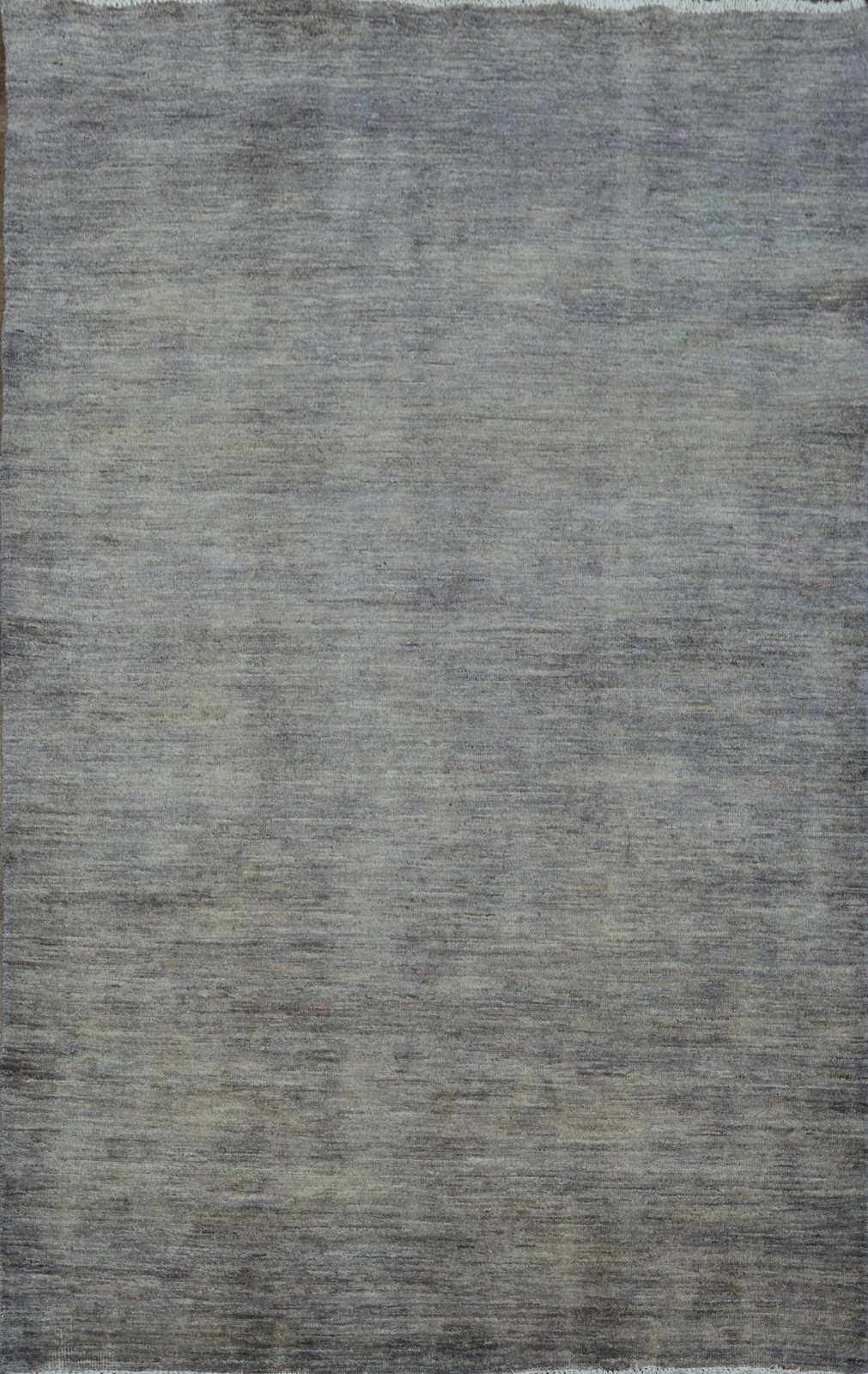 Gabbeh Style Area Rug 4×7 Ft Hand-Knotted Abstract Contemporary Wool Carpet