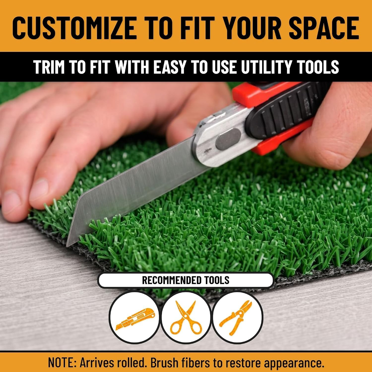 Indoor Outdoor Artificial Grass Rug 2’7″ x 10′ – Stylish, Easy to Clean Solution