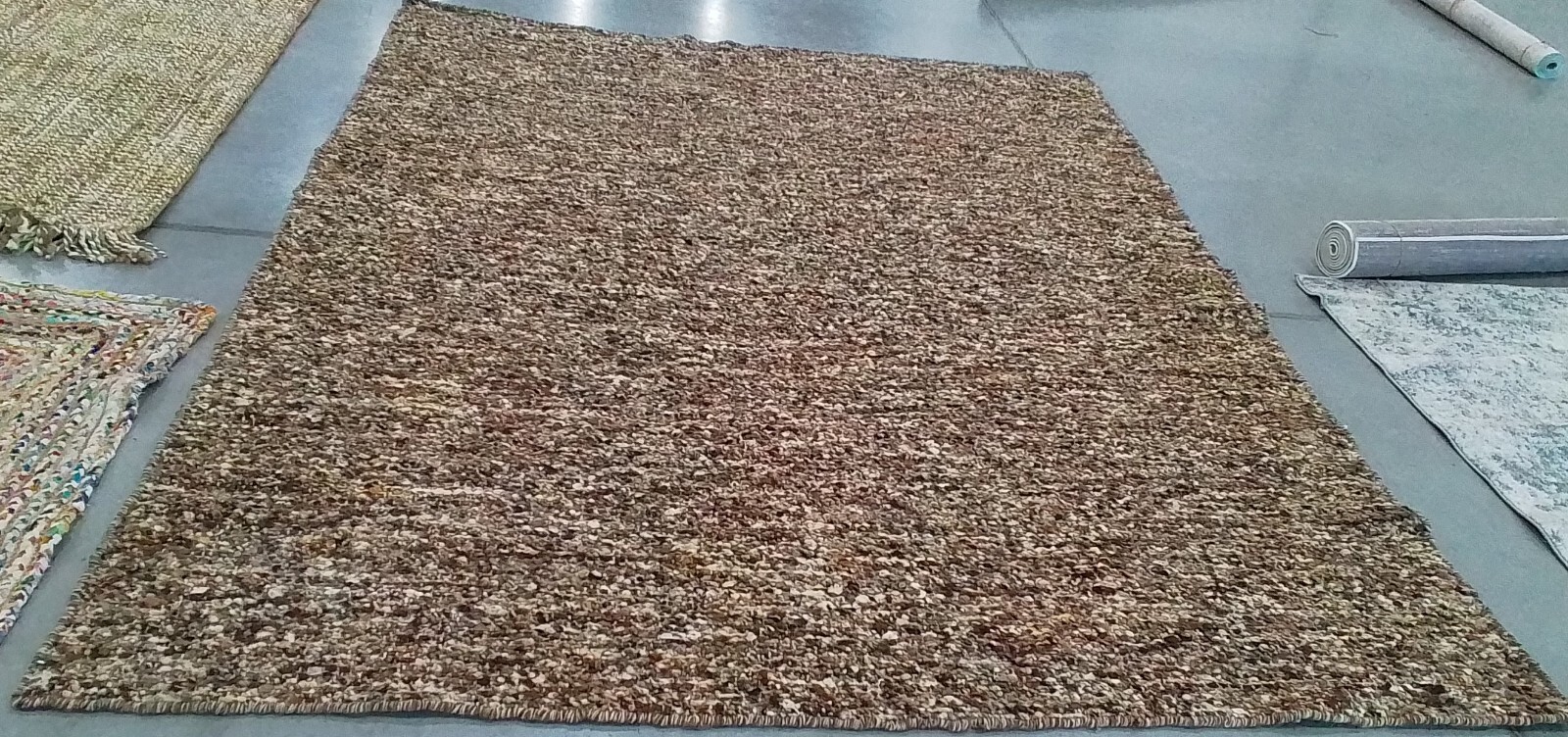 BEIGE / TAUPE 8′-0″ x 10′-0″ Back Stain Rug, Reduced Price 1172760607 NAT261B-8