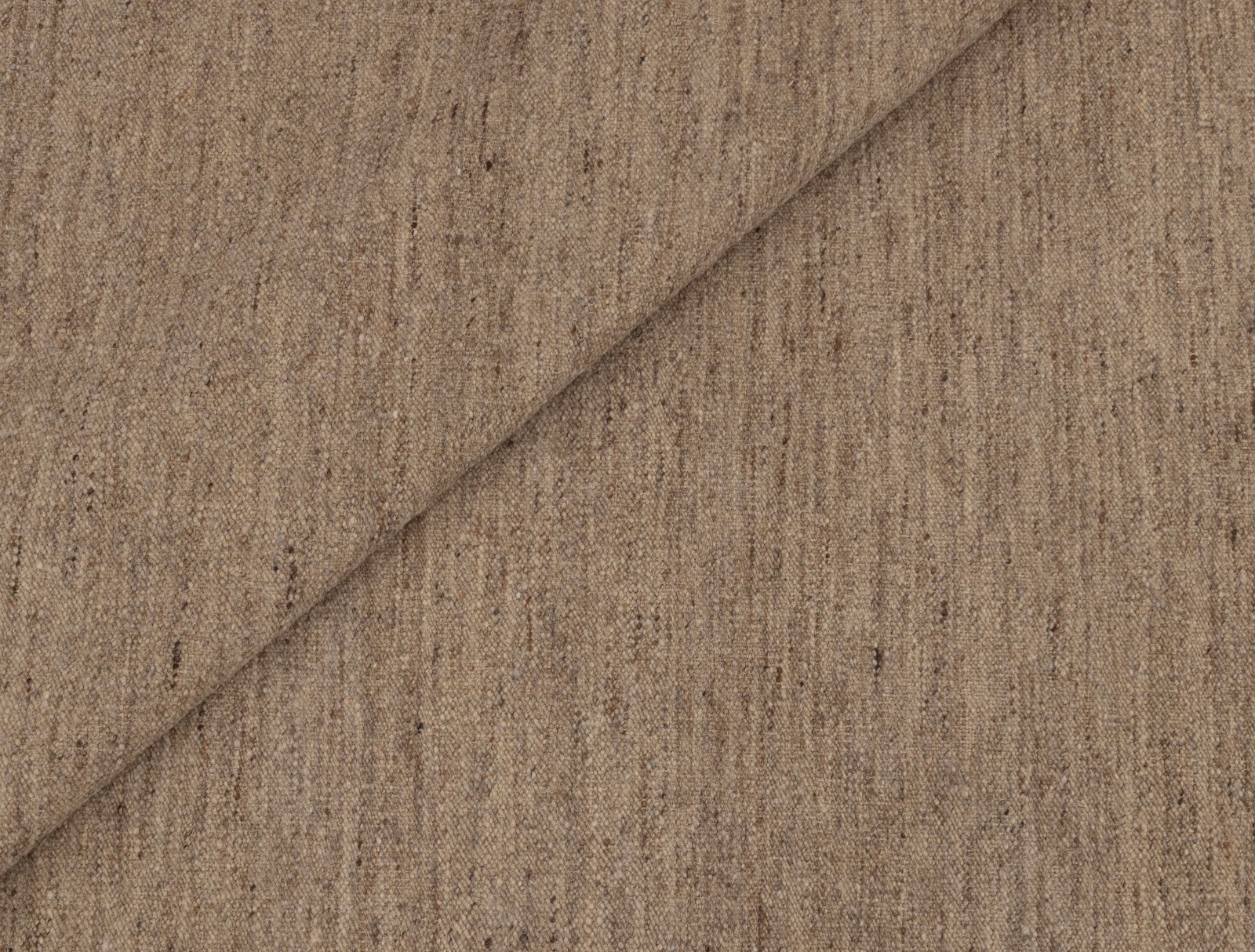 Beige Taupe Fine Weave Premium Wool Hand Woven Flatweave Kilim CUSTOM SIZE Rug